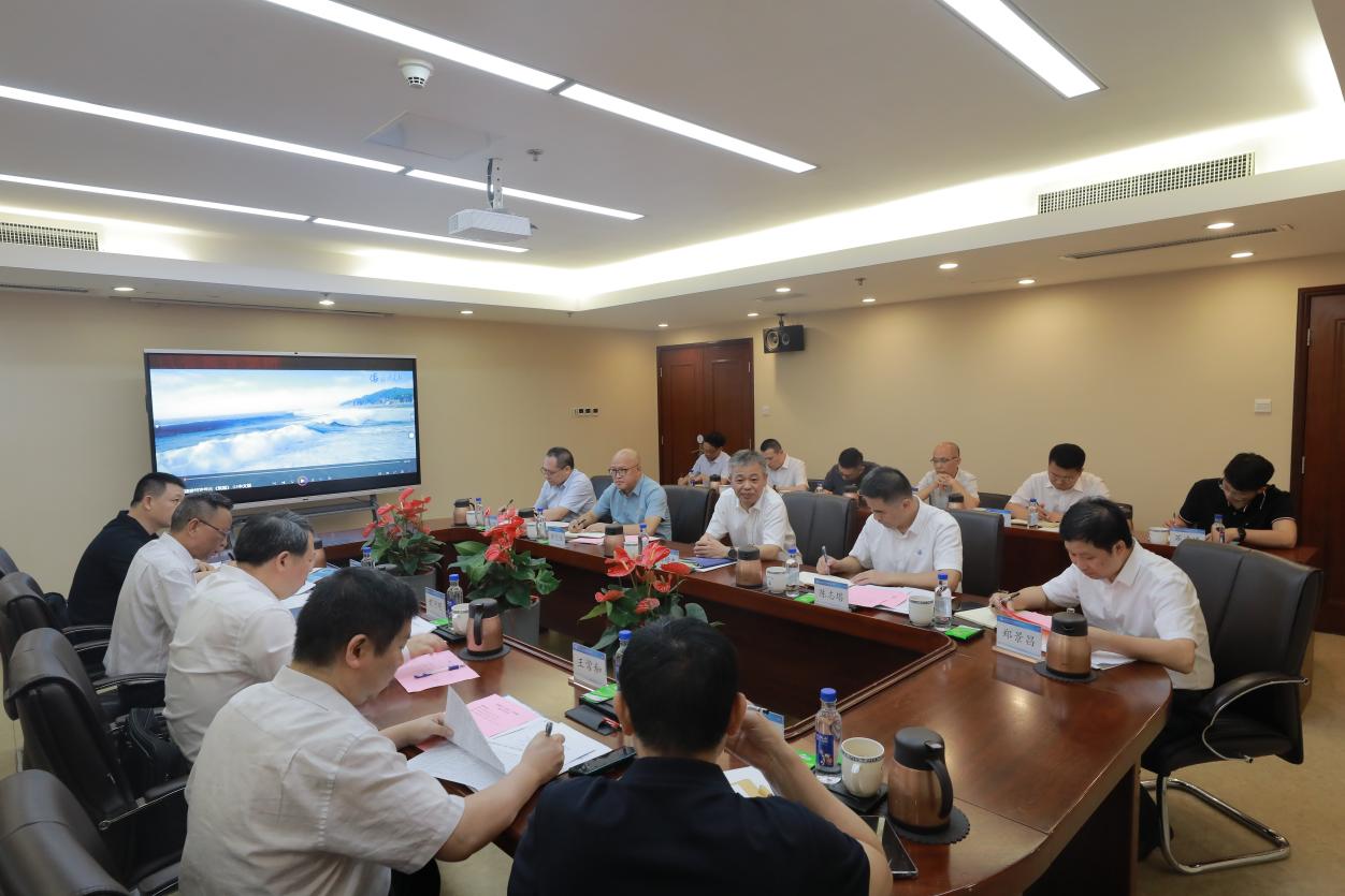 【福建省商务厅厅长黄河明赴省建投集团调研】图1