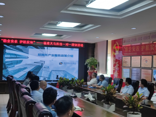 【"稳企安农 护航实体"——福建天马科技一对一培训】图2